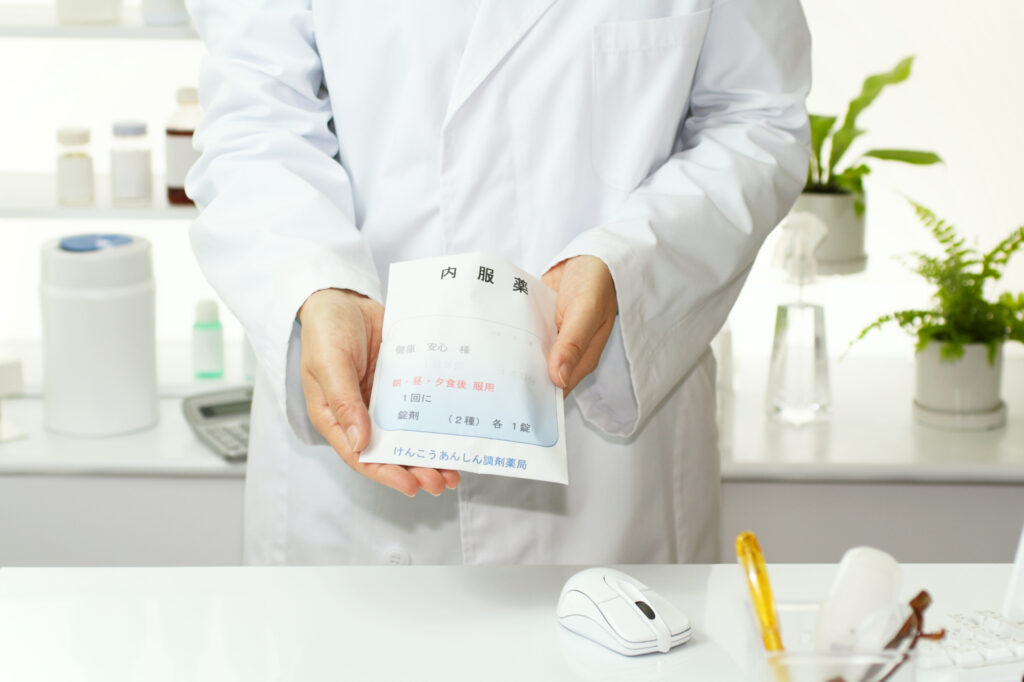 調剤薬局の受付